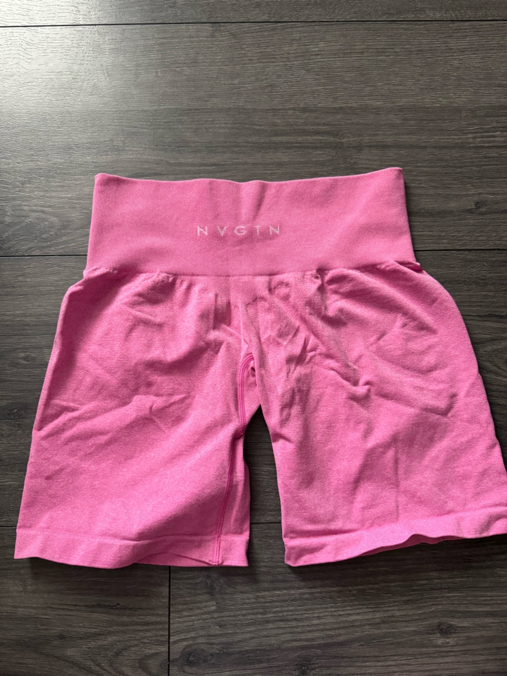 Pink NVGTN shorts